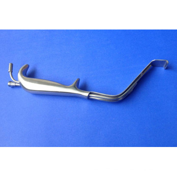 Retractor de ángulo mandibular guía de luz